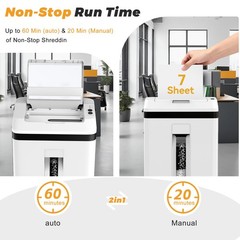 150 Sheet Paper Shredder Heavy Duty Micro Cut P5 60 Min Quiet