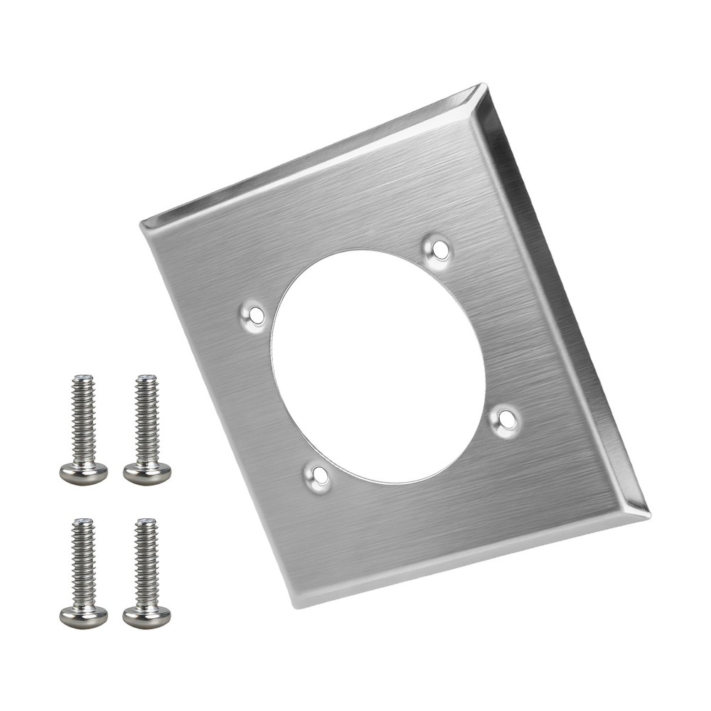 Hole Dia. 2.48″ Outlet Cover Wall Plate 2 Gang Fits for HBL9450A Hubbell 14-50R