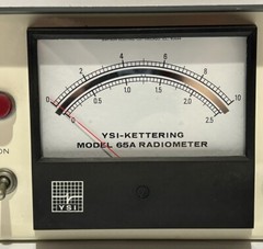 YSI Kettering Radiometer 65A Sensor Yellow Springs Instrument Powers On