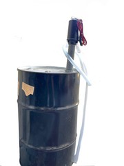 55 Gallon 12V DC Centrifugal Drum Barrel Fuel Transfer Pump Kit 8GPM 12 Volt