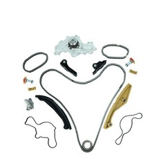 BLACKHORSE-RACING Timing Chain Kit + Water Pump for Ford Lincoln Mazda