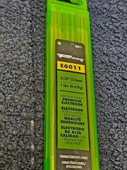 (QTY 3) Forney 31101 E6011 Welding Rod, 3/32-Inch, 1-Pound Electrode
