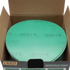 Premium 6″ Hook and Loop Sanding Ceramic Discs (Box of 50) – (GRIT-1500) 25946