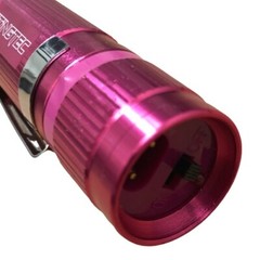 Maximum Power Stingtec Self Defense Stun Gun Rechargeable LED Flashlight w Pink