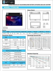 BS – 12 Volt 3 AH, 50 CCA, Rechargeable Maintenance Free SLA AGM Motorcycle B…