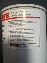 NEW OLD STOCK! FILL-RITE 30 MICRON 40GPM/151LPM PARTICULATE FUEL FILTER F4030PM0