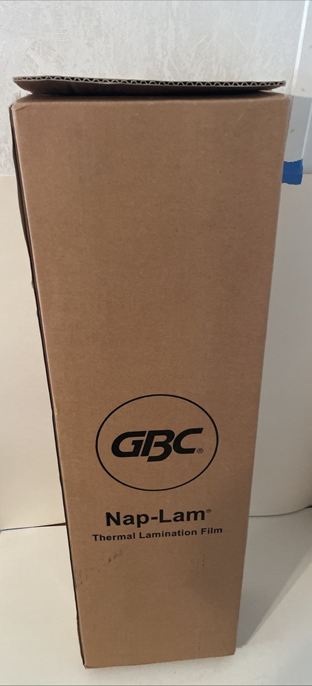2 Rolls GBC Nap Lam Laminating Roll Film 300004 Nap-Lam 1.5mil 25” x 500’