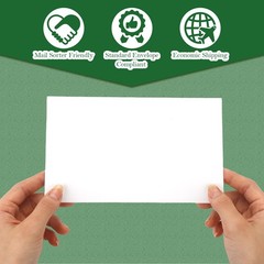 100 Pack 7″x4.35″ Trading Card Shipping Envelopes, Self-Adhesive for Sports Card