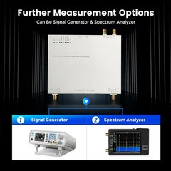 2-Port VNA 100kHz To 6GHz Range Firmware Updates Supported For Linux For MacOS