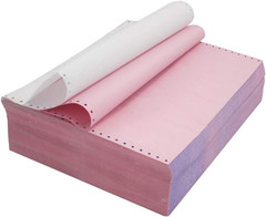 NCR Continuous Feed Computer Paper 9.5×11, 2-Ply, 1000 Sheets