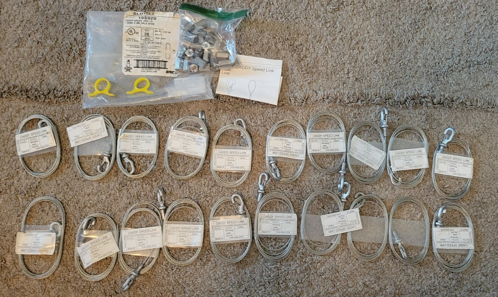 Caddy Speed Link SLD15L2 Working Load 44 Pounds (lot of 20)