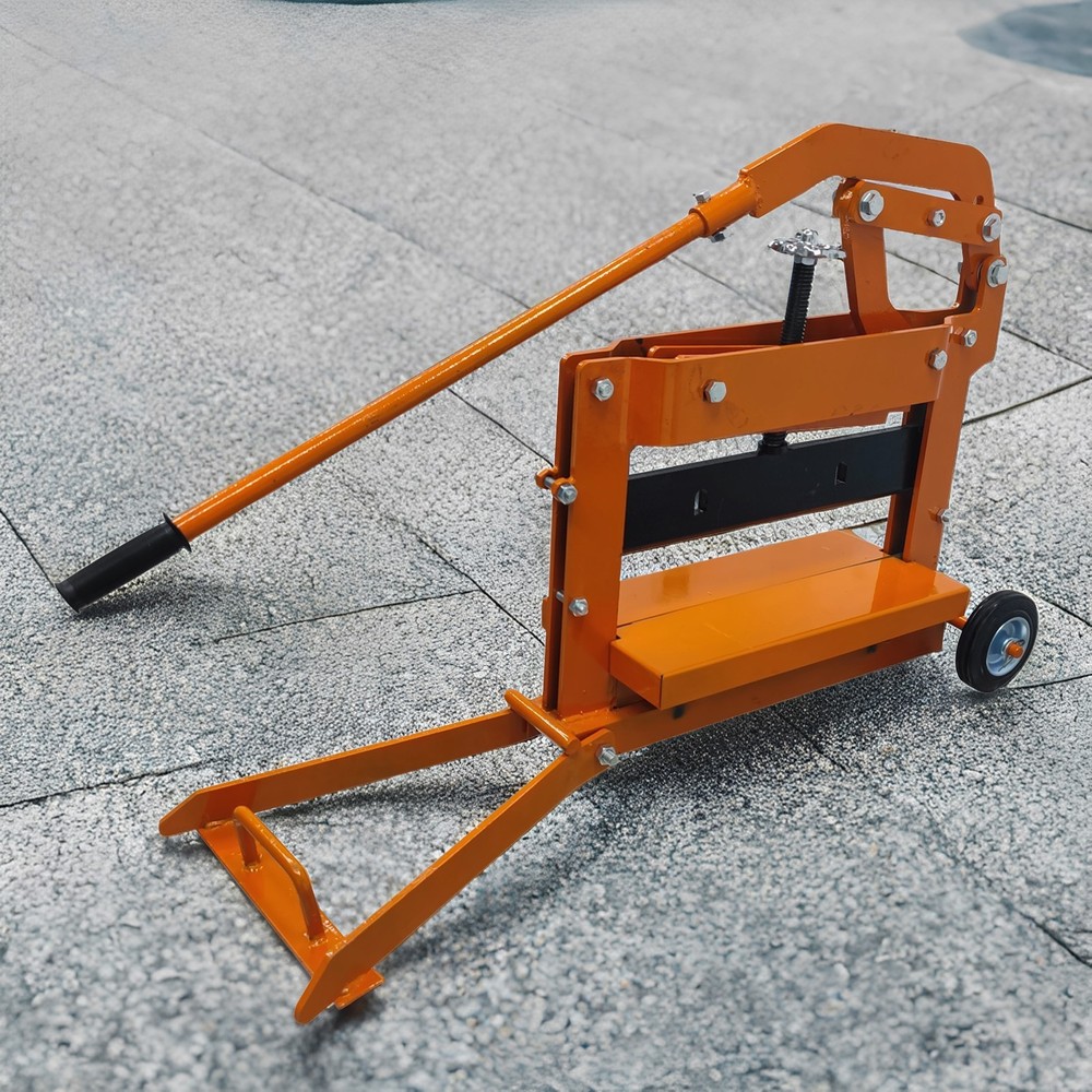 Paving Tool Walkway Bricks Splitter Cutter w/Wheels 0-15.7in Cutting Width