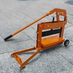 Paving Tool Walkway Bricks Splitter Cutter w/Wheels 0-15.7in Cutting Width