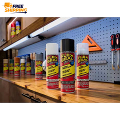 Flex Seal Clear 14 Oz. Aerosol Liquid Rubber Sealant Coating Spray Paint 👌