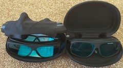 2 Pair ViziLite Zila Laser Safety Glasses OD 4+ 430-580nm #39 Cases