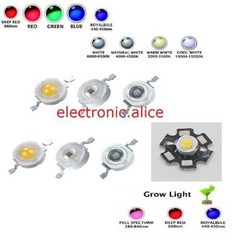 3W High Power LED Chip Light Beads White Red Blue Green IR light-emitting diode