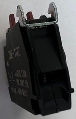 ZBE-102 Single contact block silver alloy screw clamp terminal 1NC ZBE102