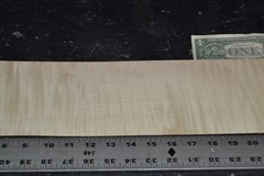 Tiger Maple Raw Wood Veneer Sheet 5 x 45 inches 1/42nd BLEMISHED 35139-62