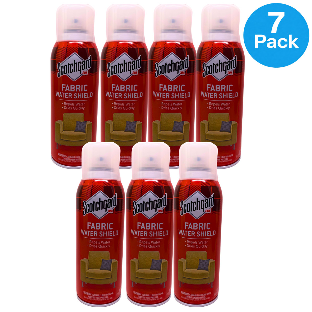 Scotchgard Fabric Water Shield Repels Water Dries Quickly Spray 10 oz 7 Pack