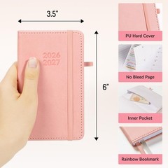 Pocket Planner 2026-2027, Weekly Monthly Planners for Purse, 3.5″ x 6″, July 202