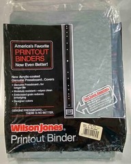 Wilson Jones Printout Binder W14-9511NA Gray Grey 9.5″ x 11″