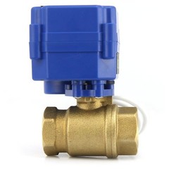 U.S. Solid 1″ NPT Motorized Ball Valve 9V 12V 24V AC/DC 3-Wire Brass