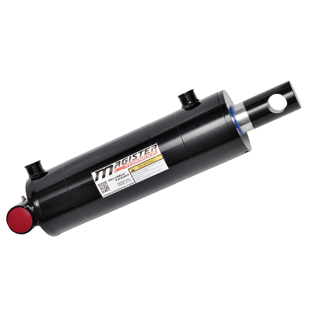 Hydraulic Cylinder Welded Double Acting 3.5″ Bore 16″ Stroke PinEye End 3.5×16