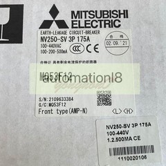 1PC NEW Mitsubishi NV250-SV 3P 175A 100-200-500MA