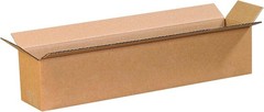 Bulk Pack of 25 Long Corrugated Boxes | Sturdy 65 lb Capacity | USA Made