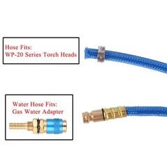 3.8m(12.5ft)/7.6m(25ft) TIG Torch Water-Cooled Hose for WP 20 w/Quick Adapter