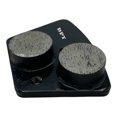 6 Pack Trapezoidal Grinding Disc Medium Bond for Concrete Floor Grinders 30 Grit