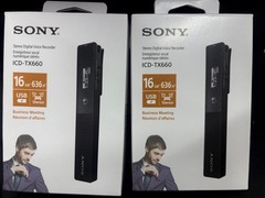Sony ICDSony ICD-TX660 16GB Ultra-Slim Digital Voice Recorder – USB-C NE W