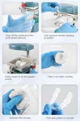 Dental Lab Splint Thermoforming Material Vacuum Forming Hard Soft 0.6mm-3.0mm