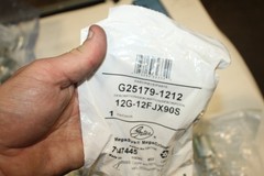 Lot of 3 Gates Hydraulic Hose Fittings G25179-1212 12G-12FJX90S