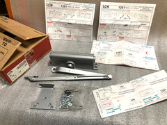 LCN 1261 Door Closer Rw/PA Interior/Exterior Aluminum Finish – New