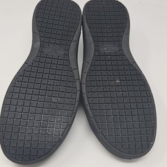 Skechers Mens Shoes Air Cooled Arch Fit Slip Resistant Safety Black Canvas Sz 12