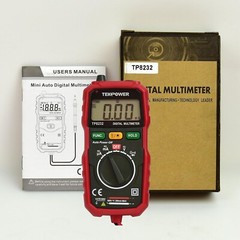 TekPower TP8232 Portable AC/DC Digital Multimeter with Flashlight