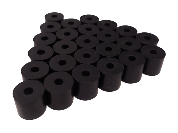 Rubber Spacers Commercial Glass Bushing – Holster and Sheath Making Spacers