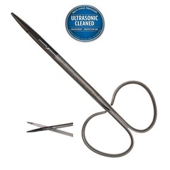 Snowden-Pencer 88-6196 Kaye Scissors, Curved, Serrated, B/B, 4-1/4in