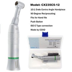 US COXO Dental 10:1 Reduction Endo Contra Angle Handpiece 90° Reciprocate C5-12