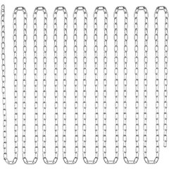 VEVOR Zinc Plated Proof Coil Chain Carbon Steel Chain Sling 3/16″ x 100′ 1100lbs