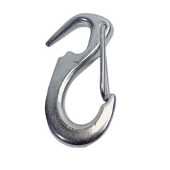 1-7/8″L Marine One Hand Snap Hank, Jib Hank Sail Snap Hook Stainless Steel 4 PCS