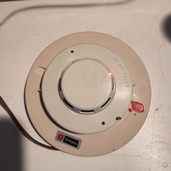 Simplex 2098-9201 Fire Alarm Photoelectric Smoke Detector Head TESTED & WORKING