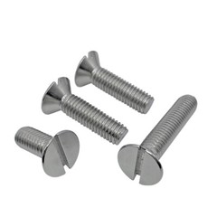304 Stainless Steel Slotted Countersunk Flat Head Screws 0# 2# 4# 5# 6# 8# 10#