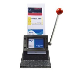 Manual PVC Business Card Cutter All Metal Desktop Heavy-duty Card Die Cutter