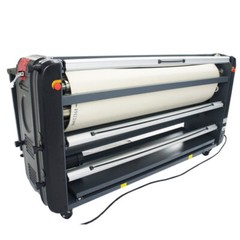 US Stock QOMOLANGMA Roller Heat Transfer Machine 67in for Textiles/Banner 1PH