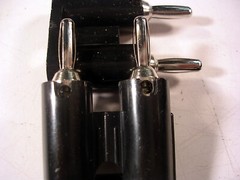 HH SMITH LOT (2) 210-103 DUAL BANANA Jack to Dual Banana Plug Black