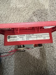 Simplex 2903-9101 Strobe Plate with 2901-9833 Horn VERY CLEAN – TESTED