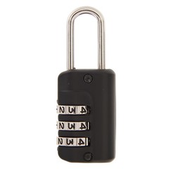 Zinc Diecast 22Mm Combination Sport Padlock with 13/16In Shackle, 2 Pack