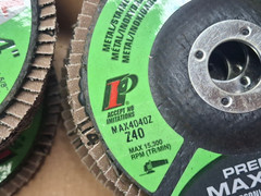 10-PK Pearl Abrasive MAX4040Z 4″ x 5/8″ Zirconia Premium Z40 Flap Disc MAXIDISC